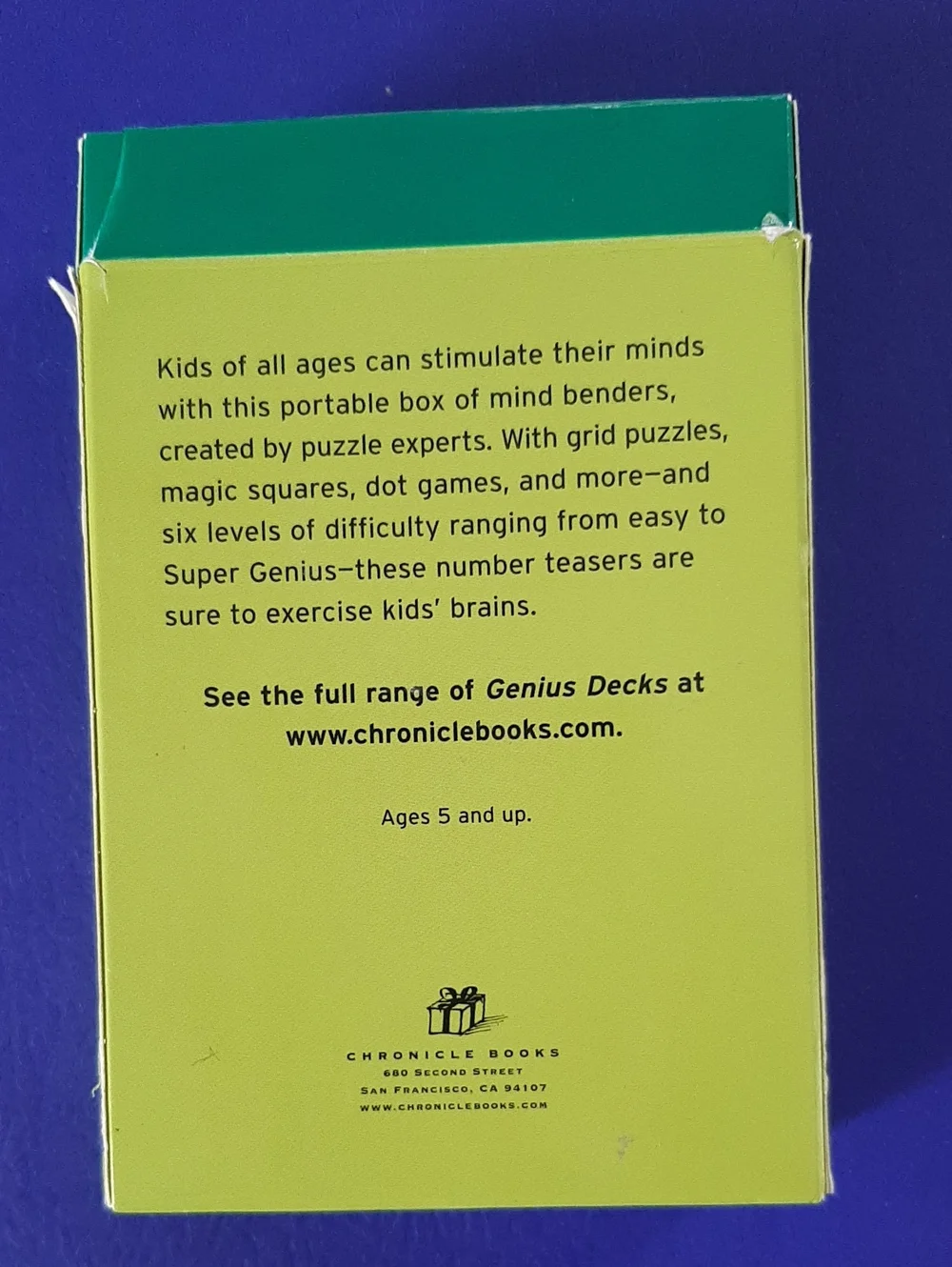 Genius Deck for Kids and Mensa Logic Puzzles -